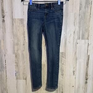Gap Girl's Size 10 Stretch Skinny Jeans Dark Wash Denim